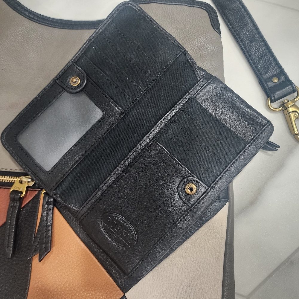 [ Fossil] Explorer Patchwork Matching Crossbody, … - image 7